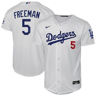 Youth Nike Freddie Freeman White Los Angeles Dodgers Home Stadium Jersey