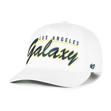 Men's '47 White LA Galaxy Brushmark Hitch Adjustable Hat