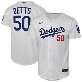 Youth Nike Mookie Betts White Los Angeles Dodgers Home Stadium Jersey