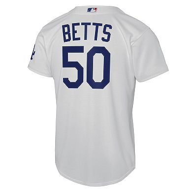 Youth Nike Mookie Betts White Los Angeles Dodgers Home Stadium Jersey