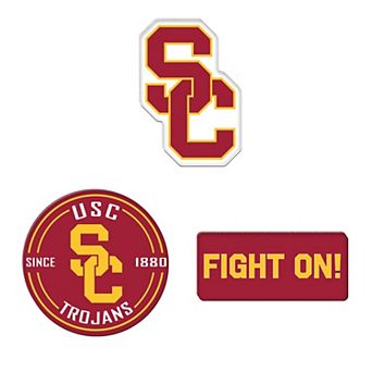 WinCraft USC Trojans 3-Pack Premium Fridge Magnet Set