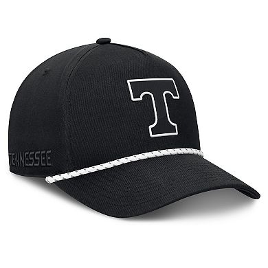 Men's Fanatics Black Tennessee Volunteers Undertone Rope Adjustable Hat
