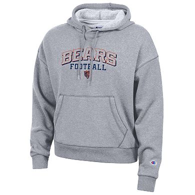Women's Champion Gray Chicago Bears Triumph Tri-Blend Hoodie