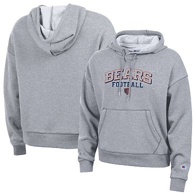 Women's Champion Gray Chicago Bears Triumph Tri-Blend Hoodie