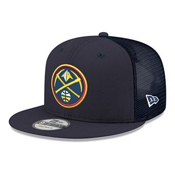 Men's New Era Navy Denver Nuggets Core Logo Meshback 9FIFTY Snapback Hat