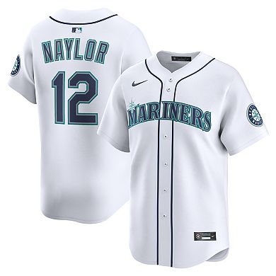 Men's Nike Josh Naylor White Seattle Mariners Home Limited Jersey