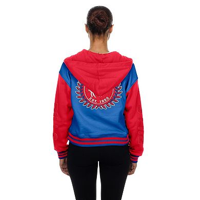 Women's New Era Royal Buffalo Bills Throwback Full-Snap Hooded Jacket