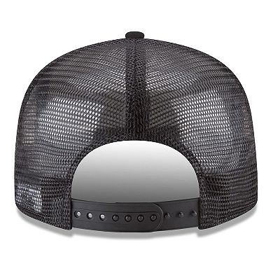 Men's New Era Black Denver Nuggets Core Logo Meshback 9FIFTY Snapback Hat