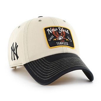 Men's '47 Natural/Black New York Yankees Keepsake Collection Clean Up Adjustable Hat
