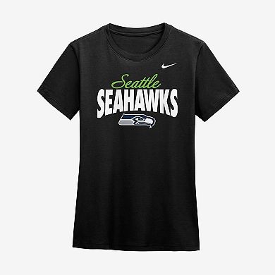 Women's Nike Black Seattle Seahawks Club T-Shirt