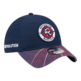 Men's New Era Navy New England Revolution 2026 Jersey Hook 9TWENTY Adjustable Hat