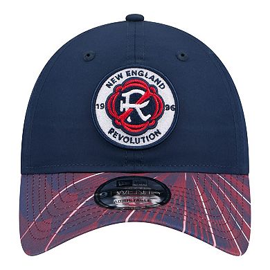 Men's New Era Navy New England Revolution 2026 Jersey Hook 9TWENTY Adjustable Hat