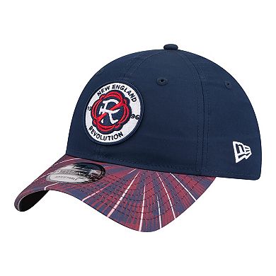 Men's New Era Navy New England Revolution 2026 Jersey Hook 9TWENTY Adjustable Hat