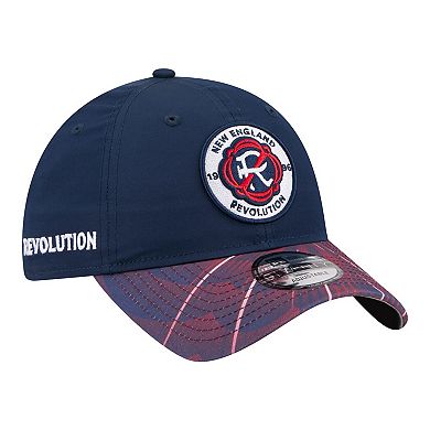 Men's New Era Navy New England Revolution 2026 Jersey Hook 9TWENTY Adjustable Hat