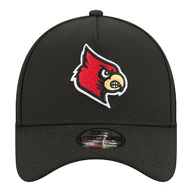 Youth New Era Black Louisville Cardinals 9FORTY A-Frame Adjustable Hat