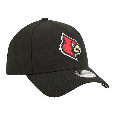 Youth New Era Black Louisville Cardinals 9FORTY A-Frame Adjustable Hat
