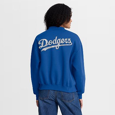 Women's Fanatics Royal Los Angeles Dodgers Oversized Rage Against Full-Zip Jacket