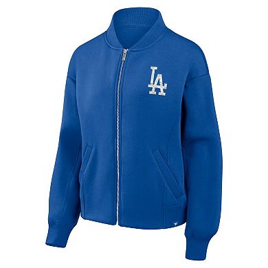 Women's Fanatics Royal Los Angeles Dodgers Oversized Rage Against Full-Zip Jacket