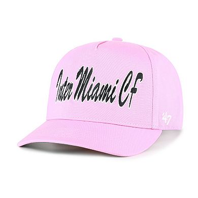 Men's '47 Pink Inter Miami CF Brushmark Hitch Adjustable Hat