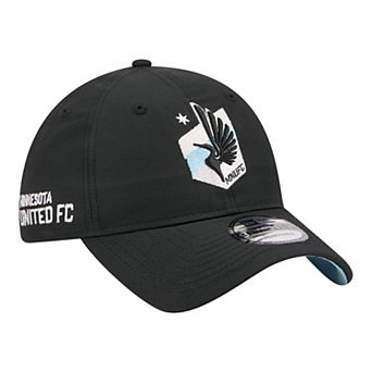 Men's New Era Black Minnesota United FC 2026 Jersey Hook 9TWENTY Adjustable Hat