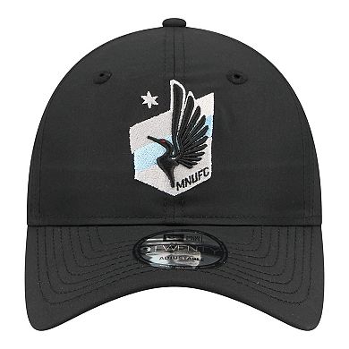 Men's New Era Black Minnesota United FC 2026 Jersey Hook 9TWENTY Adjustable Hat