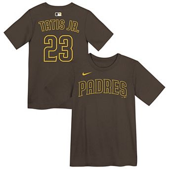 Preschool Nike Fernando Tatis Jr. Brown San Diego Padres Name & Number T-Shirt