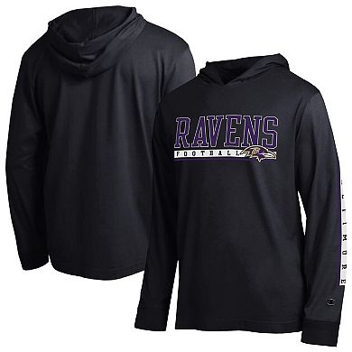 Men's Champion Black Baltimore Ravens All Star Hooded T-Shirt