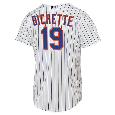 Youth Nike Bo Bichette White New York Mets Home Replica Jersey