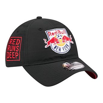 Men's New Era Black New York Red Bulls 2026 Jersey Hook 9TWENTY Adjustable Hat