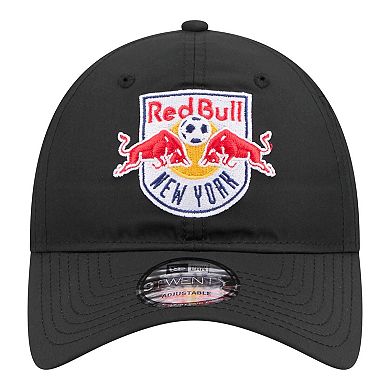 Men's New Era Black New York Red Bulls 2026 Jersey Hook 9TWENTY Adjustable Hat