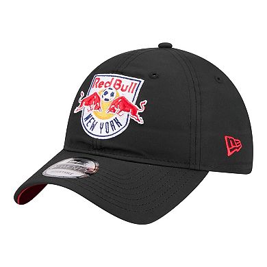 Men's New Era Black New York Red Bulls 2026 Jersey Hook 9TWENTY Adjustable Hat