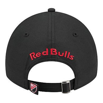 Men's New Era Black New York Red Bulls 2026 Jersey Hook 9TWENTY Adjustable Hat
