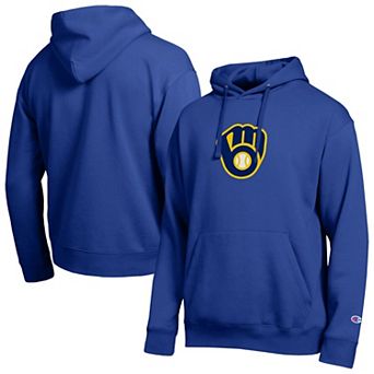Men's Champion Royal Milwaukee Brewers All Star Embroidered Logo Hoodie