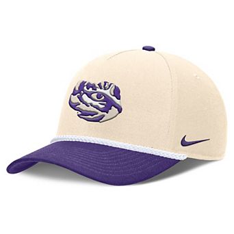 Unisex Nike Natural LSU Tigers 2026 Primetime Natural 5-Panel Rope 2-Tone Rise Hat