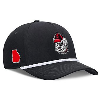 Unisex Nike Black Georgia Bulldogs 2026 Basketball Refresh 5-Panel Rope Rise Hat