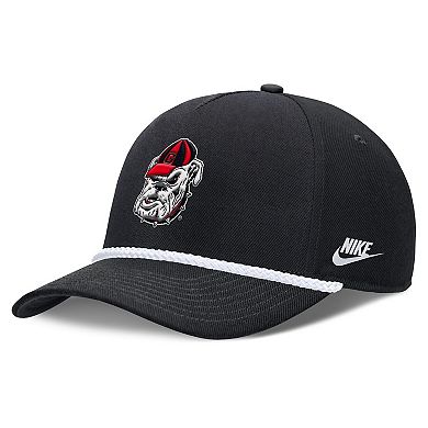 Unisex Nike Black Georgia Bulldogs 2026 Basketball Refresh 5-Panel Rope Rise Hat