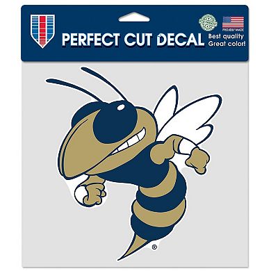 WinCraft Georgia Tech Yellow Jackets 8" x 8" Perfect Cut Color Decal