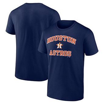 Men's Logo Athletic Navy Houston Astros Heart and Soul T-Shirt