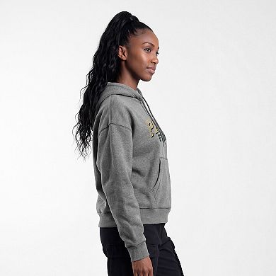 Women's Champion Gray Green Bay Packers Triumph Tri-Blend Hoodie