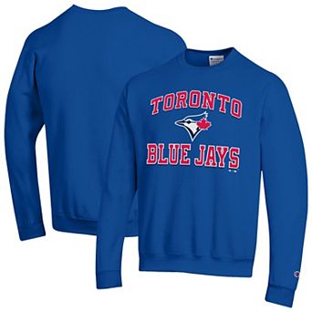 Men's Champion Royal Toronto Blue Jays Heart & Soul Powerblend Sweatshirt