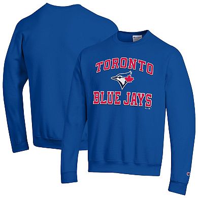 Men's Champion Royal Toronto Blue Jays Heart & Soul Powerblend Sweatshirt