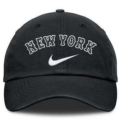 Men's Nike Black New York Mets Primetime Club Adjustable Hat
