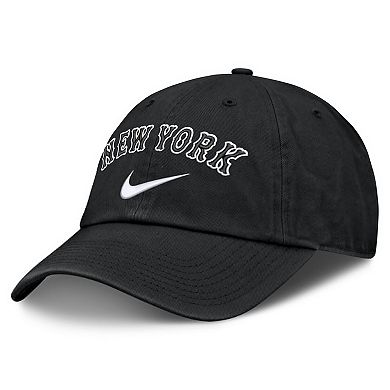 Men's Nike Black New York Mets Primetime Club Adjustable Hat