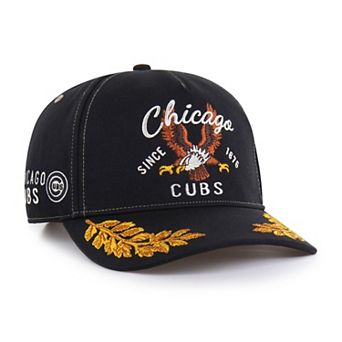 Men's '47 Black Chicago Cubs Keepsake Collection Adjustable Hitch Hat