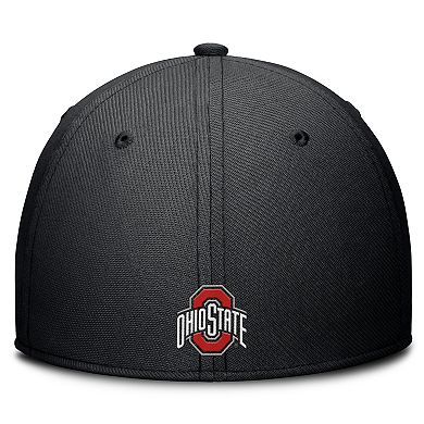 Men's Nike Black Ohio State Buckeyes Rise THE Dri-FIT Flex Hat