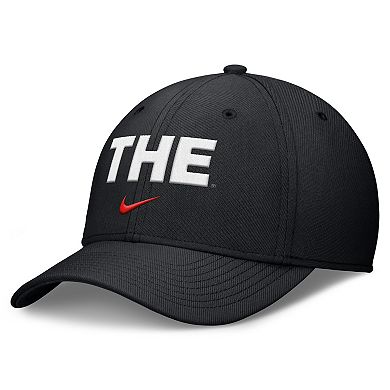 Men's Nike Black Ohio State Buckeyes Rise THE Dri-FIT Flex Hat