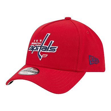 Youth New Era Red Washington Capitals 9FORTY A-Frame Adjustable Hat