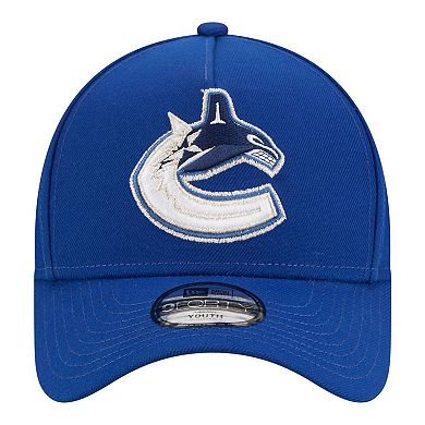 Youth New Era Blue Vancouver Canucks 9FORTY A-Frame Adjustable Hat