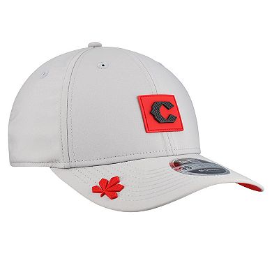 Men's New Era Gray Cincinnati Reds 2026 Clubhouse Alternate 39THIRTY Flex Hat