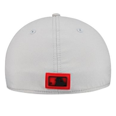 Men's New Era Gray Cincinnati Reds 2026 Clubhouse Alternate 39THIRTY Flex Hat